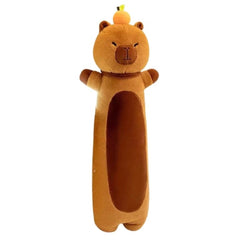 Perna Plus Animalut Maro 50 cm , Jucarie Pufoasa Kawaii, Decor si Relaxare