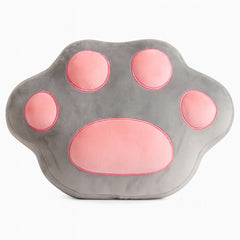 Perna Plus Labuta Gri Roz 45 cm , Pernuta Decorativa Pufoasa pentru Pat si Canapea