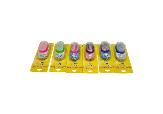 Piatra ponce cu perie, calitate superioara, multicolora , Exfoliere delicata si ingrijire picioarelor,