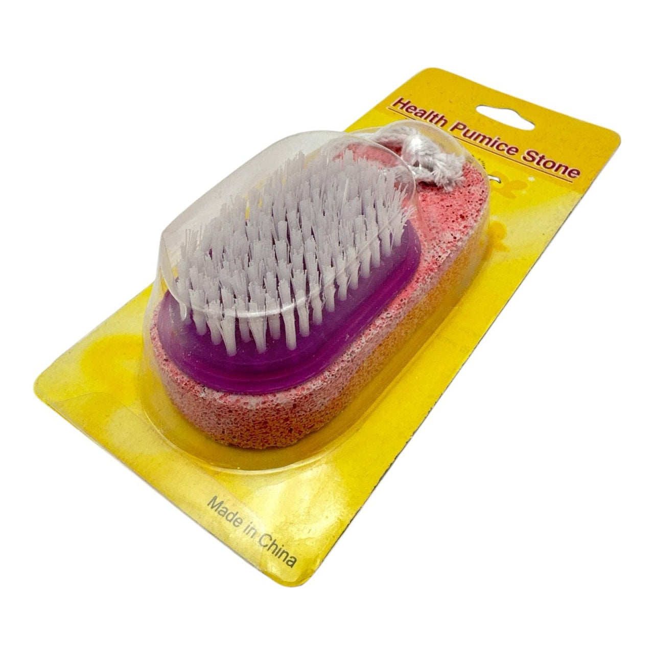 Piatra ponce cu perie, calitate superioara, multicolora , Exfoliere delicata si ingrijire picioarelor,