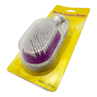 Piatra ponce cu perie, calitate superioara, multicolora , Exfoliere delicata si ingrijire picioarelor,