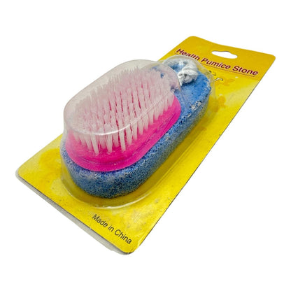 Piatra ponce cu perie, calitate superioara, multicolora , Exfoliere delicata si ingrijire picioarelor,