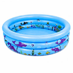 Piscina Gonflabilă pentru Copii Albastra 60 cm – Mini Piscină PVC pentru Joacă și Distracție