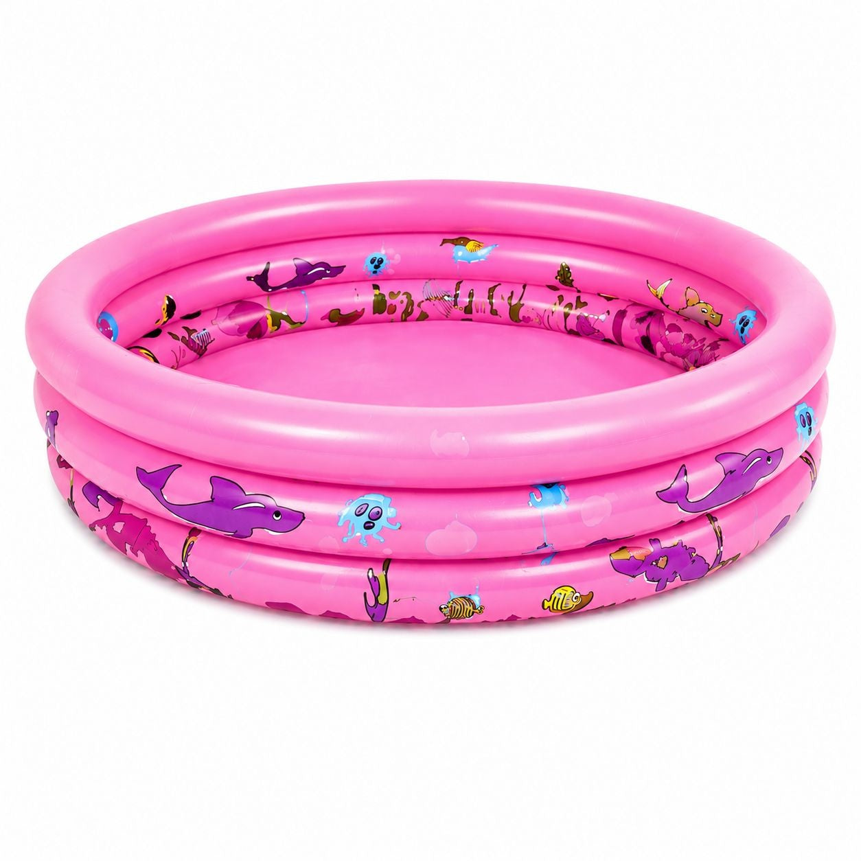 Piscina Gonflabilă pentru Copii Roz 60 cm – Mini Piscină PVC pentru Joacă și Distracție