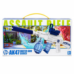 Pistol cu Apă AK47 pentru Copii 3+, Rezervor Mare 550 ml, Rază 8-10 m, Model Aleatoriu
