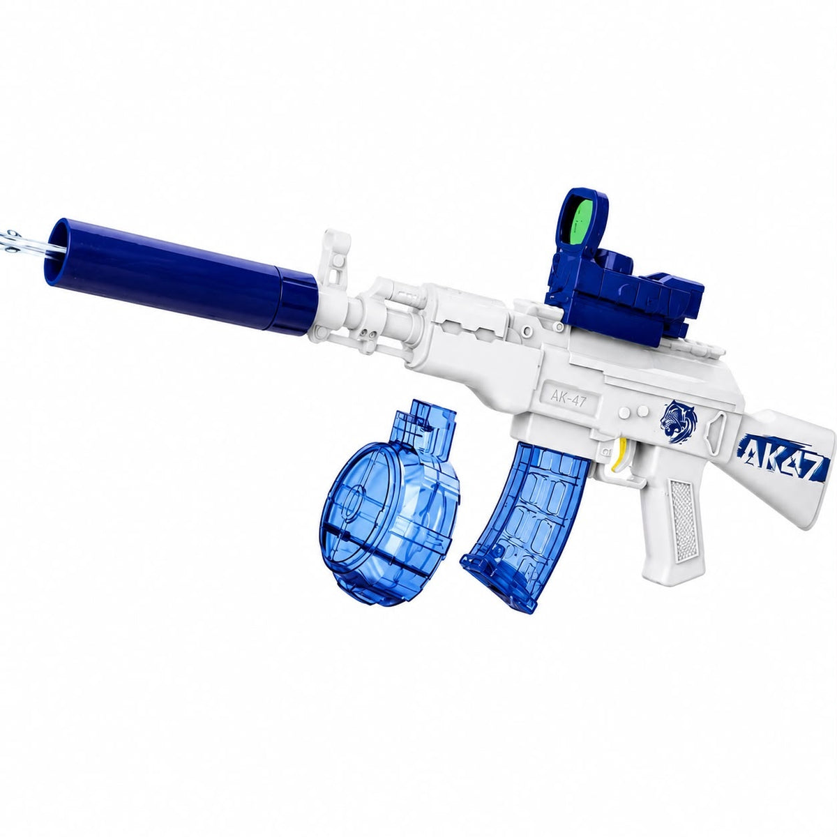 Pistol cu Apă AK47 pentru Copii 3+, Rezervor Mare 550 ml, Rază 8-10 m, Model Aleatoriu