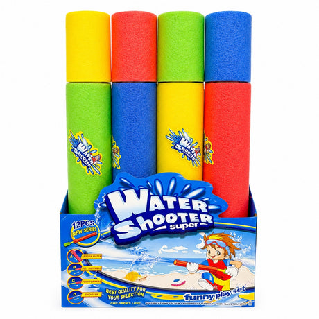 Pistol cu Apă din Burete Tip Water Gun, 42 cm x 6.6 cm, Multicolor, Model Aleatoriu