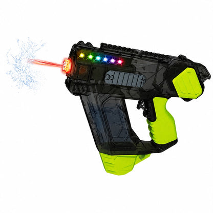 Pistol cu Apă Electric pentru Copii, Acumulator Reîncărcabil USB, Lumini LED, Rezervor 205 ml, Culoare Aleatorie