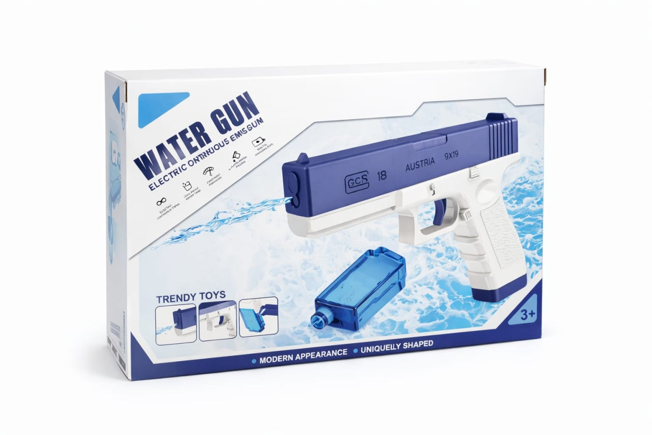 Pistol de apa pentru copii Water Gun cu rezervor detasabil, model electric