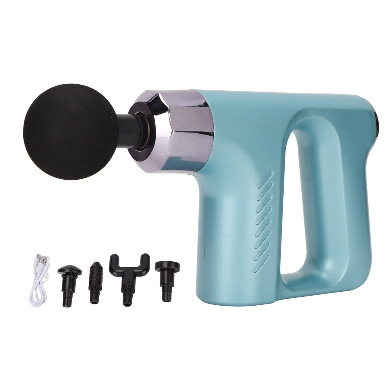 Pistol de Masaj pentru Relaxarea Musculaturii, Albastru, Material Plastic, Portabil