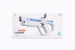 Pistol electric cu apa alb cu rezervor 600ml, 3 moduri jet, 8-10m