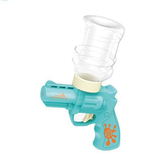 Pistol electric cu apa pentru copii, mini water gun reincarcabil USB, rezervor sticla, verde