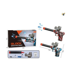Pistol electric cu bile gel pentru copii, Block Shooting Series, cu amortizor si vizor, 35 cm