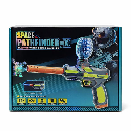 Pistol electric cu cristall water si proiectile spuma Space Pathfinder X cu accesorii 29x23.5x6.5cm