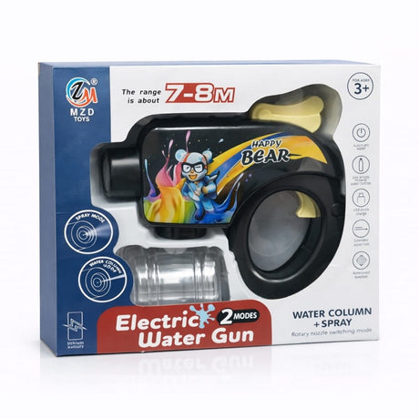 Pistol electric de apa pentru copii cu 2 moduri jet, model urs colorat