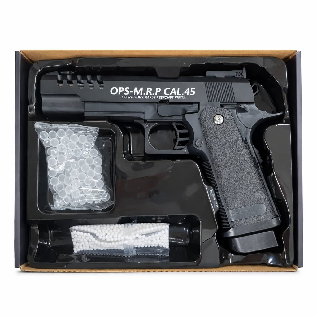 Pistol jucarie tip air sport, model realist, design ergonomic, negru