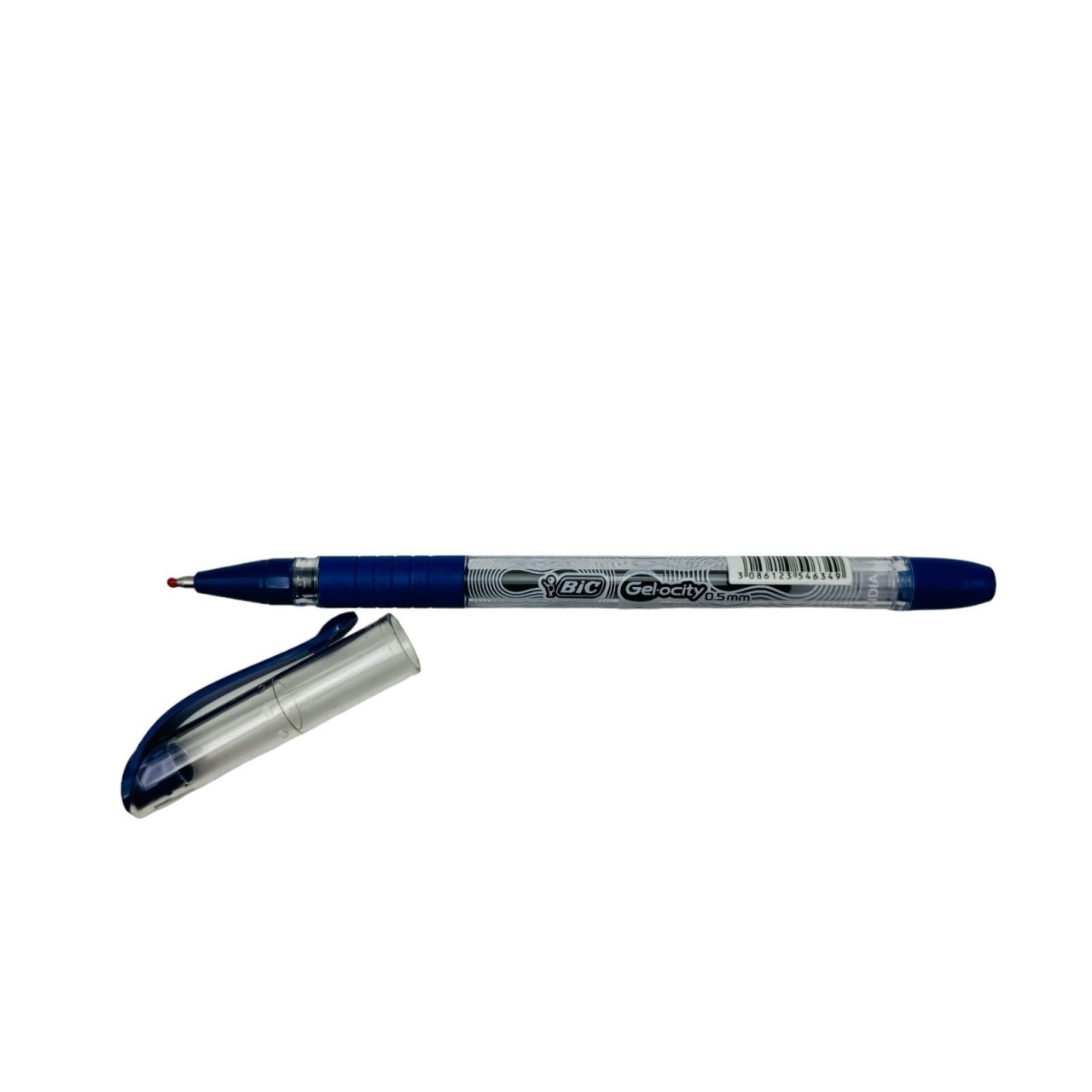 Pix cu gel Bic Gel-ocity 0.5mm, albastru , scriere rapida si precisa pentru birou si scoala,