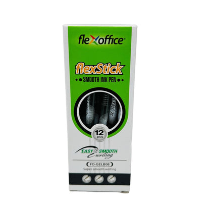 Pix cu Gel Flex Stick FO-GELB08 Negru 1.0mm , pentru Birouri si Scoli,