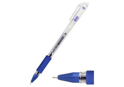 Pix cu Gel Flexoffice Sun Beam FO-GEL04 Albastru 0.5mm , pentru Scriere Fina si Confortabila,