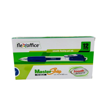 Pix cu Gel Master Ship FO-GEL05 Albastru 0.5mm , pentru Scriere Fina si Confortabila,