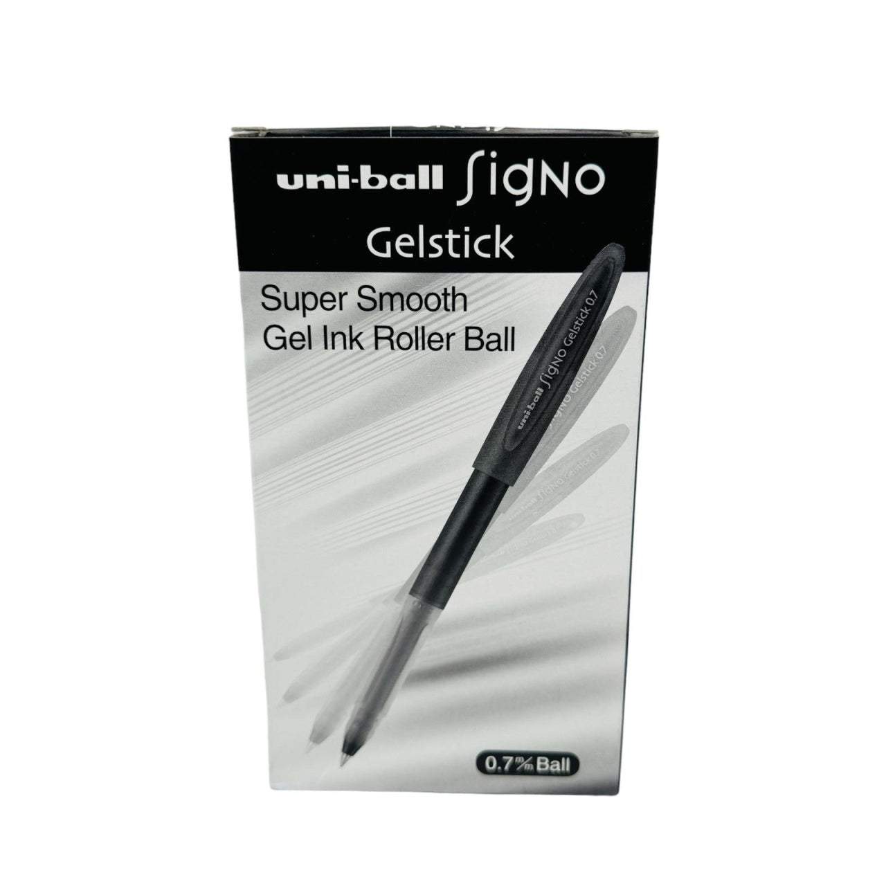 Pix cu gel Uniball Signo UM-170, 0.7mm, negru , scriere fluida si precisa pentru birou si scoala,