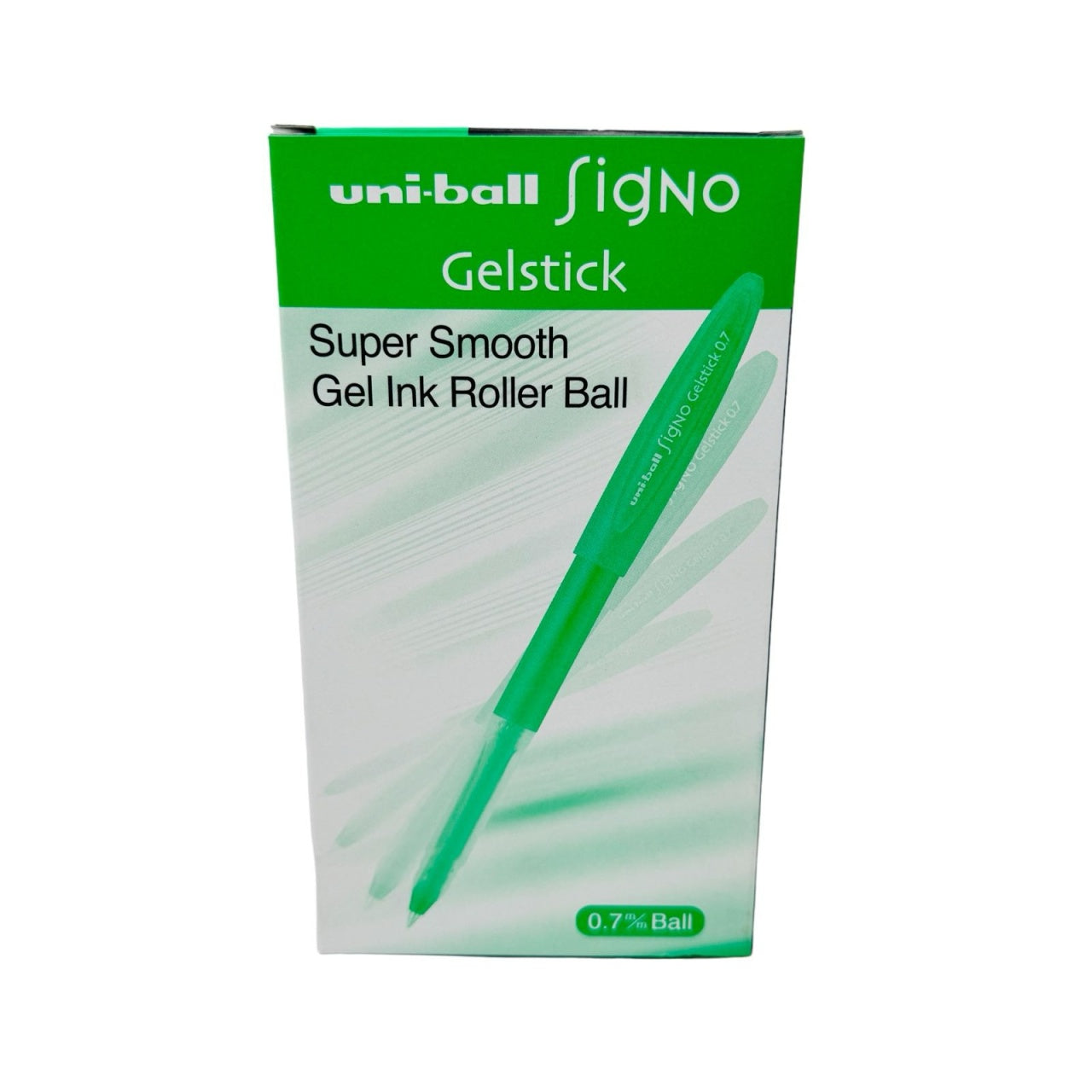 Pix cu gel Uniball Signo UM-170, 0.7mm, verde , scriere fluida si evidenta pentru notite si documente,