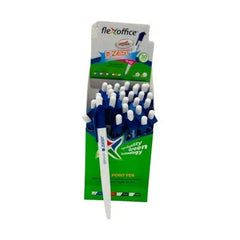 Pix Flexoffice Zest, albastru - pix ergonomic pentru birou, scoala si scris zilnic,