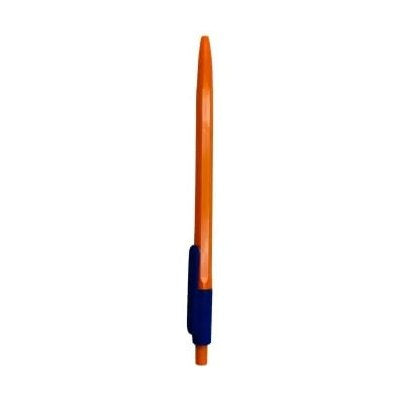 Pix Mikro 33 Click, albastru , pix retractabil cu scriere lina pentru uz zilnic,