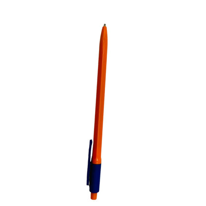 Pix Mikro 33 Click, albastru , pix retractabil cu scriere lina pentru uz zilnic,
