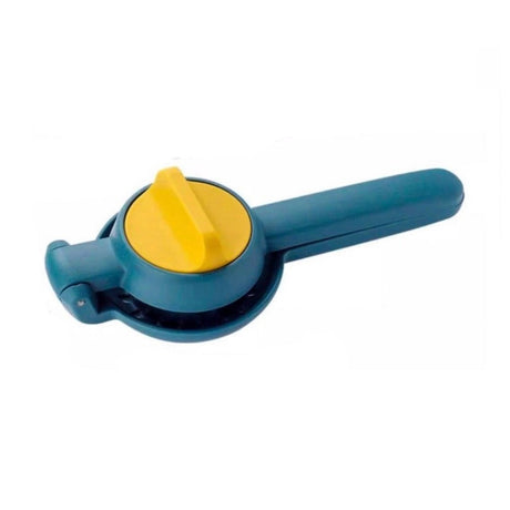Presă Citrice Duală din Plastic, Ușor de Folosit, Culoare Albastru și Galben