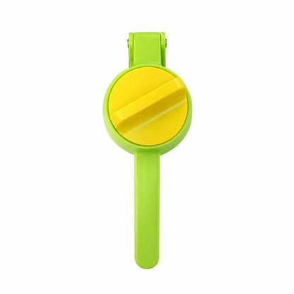 Presă Citrice Duală din Plastic, Ușor de Folosit, Culoare Verde și Galben