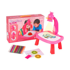 Proiector de Desen pentru Copii , Masa de Pictura, Sabloane, Markere, 3+ ani