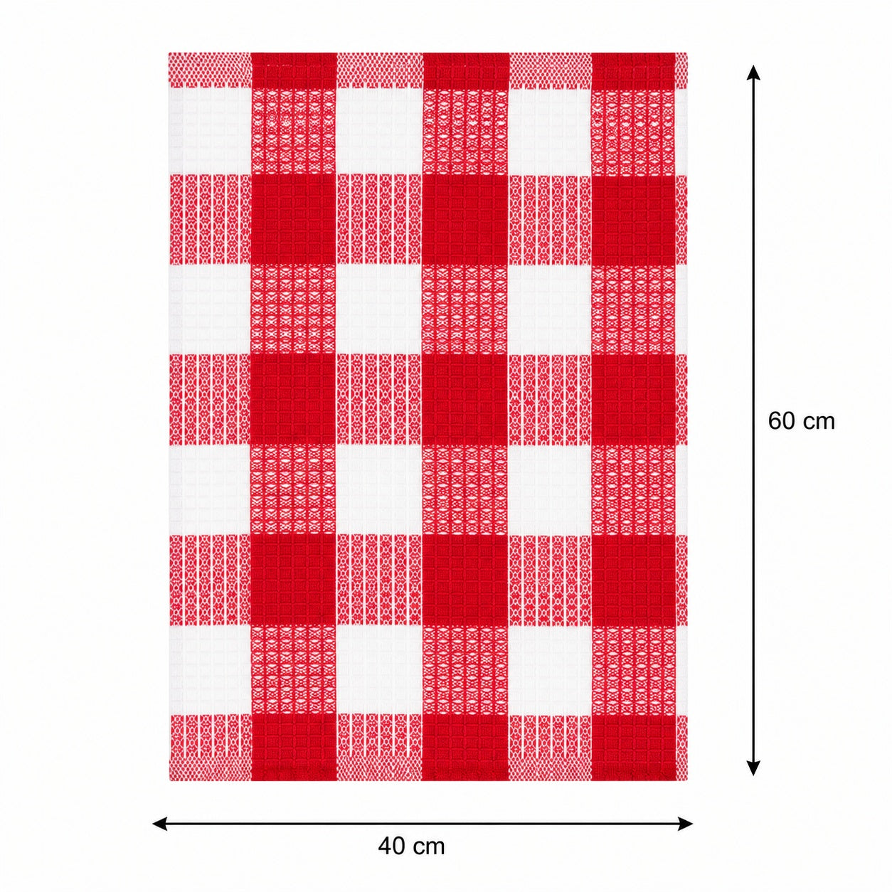 Prosop de Bucătărie din Bumbac 40x60 cm – Prosop în Carouri Mari, Absorbant