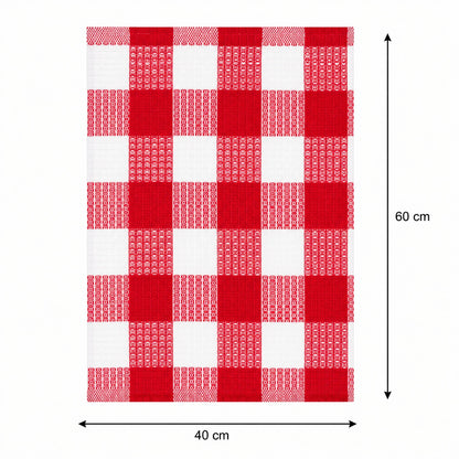 Prosop de Bucătărie din Bumbac 40x60 cm – Prosop în Carouri Mari, Absorbant