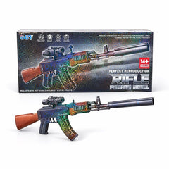Pusca de jucarie crystal bullet rifle firearm model cu accesorii, 41.5 cm