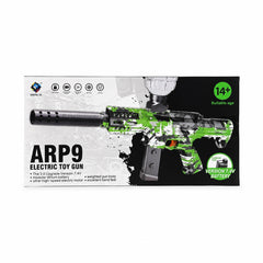 Pusca de Jucărie Electrică ARP9 cu Bile de Apă – 35 cm, Reîncărcabilă, Tragere Automată Rapidă