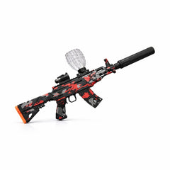 Pusca de jucarie Shooting Elite cu bile gel, hopper superior, efecte luminoase