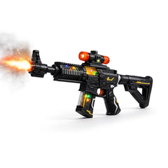 Pusca Jucarie Digital Gun , 51 cm, cu Lumini si Sunete, Model Militar Modern