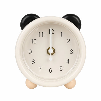 Pușculiță alba cu ceas, 12 cm, din plastic