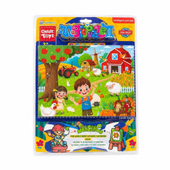 Puzzle Educativ pentru Copii 40x30 cm, Joc de Dezvoltare Logică și Motricitate, 3+ Ani