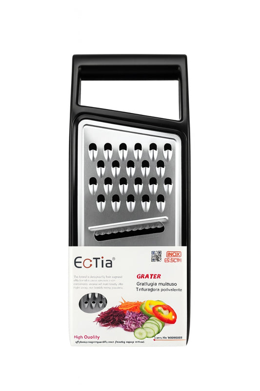 Rasnita multifunctionala Ectia, inox, design ergonomic, pentru legume si fructe