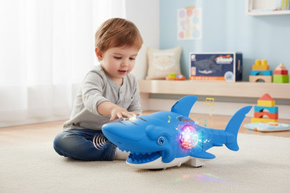 Rechin Electric cu Lumini si Muzica , 21 cm, Electric Music Series