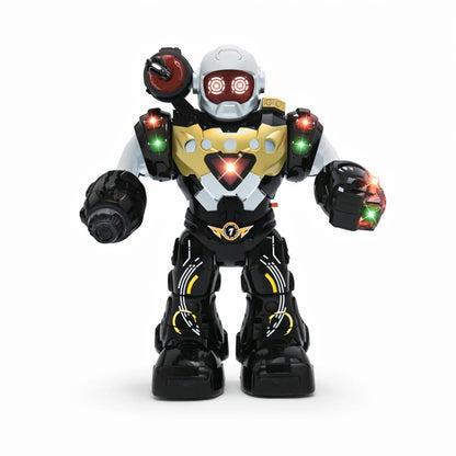 Robot jucarie interactiv cu lumini sunet mers, mix