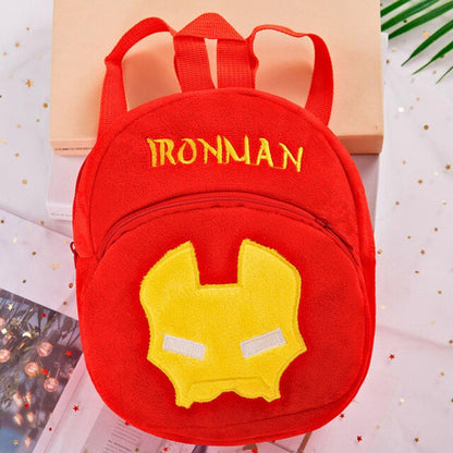 Rucsac plus copii 23x23 cm, rosu, moale si usor, ideal gradinita si cadouri