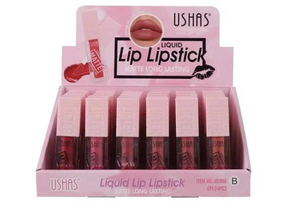 Ruj Lichid Mat USHAS Long-Lasting 4.7g , Culoare Intensa si Rezistenta Indelungata
