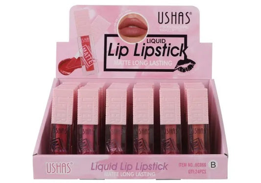 Ruj Lichid Mat USHAS Long-Lasting 4.7g , Culoare Intensa si Rezistenta Indelungata