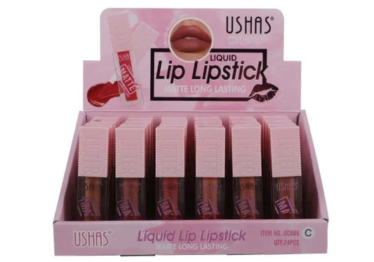 Ruj Lichid Mat USHAS Long-Lasting 4.7g , Culoare Intensa si Rezistenta Indelungata