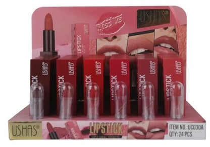 Ruj Matte USHAS Rossetto 3.8g , Culoare Intense si Finisaj Mat de Lunga Durata