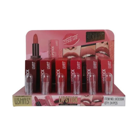 Ruj Matte USHAS Rossetto 3.8g , Culoare Intense si Finisaj Mat de Lunga Durata