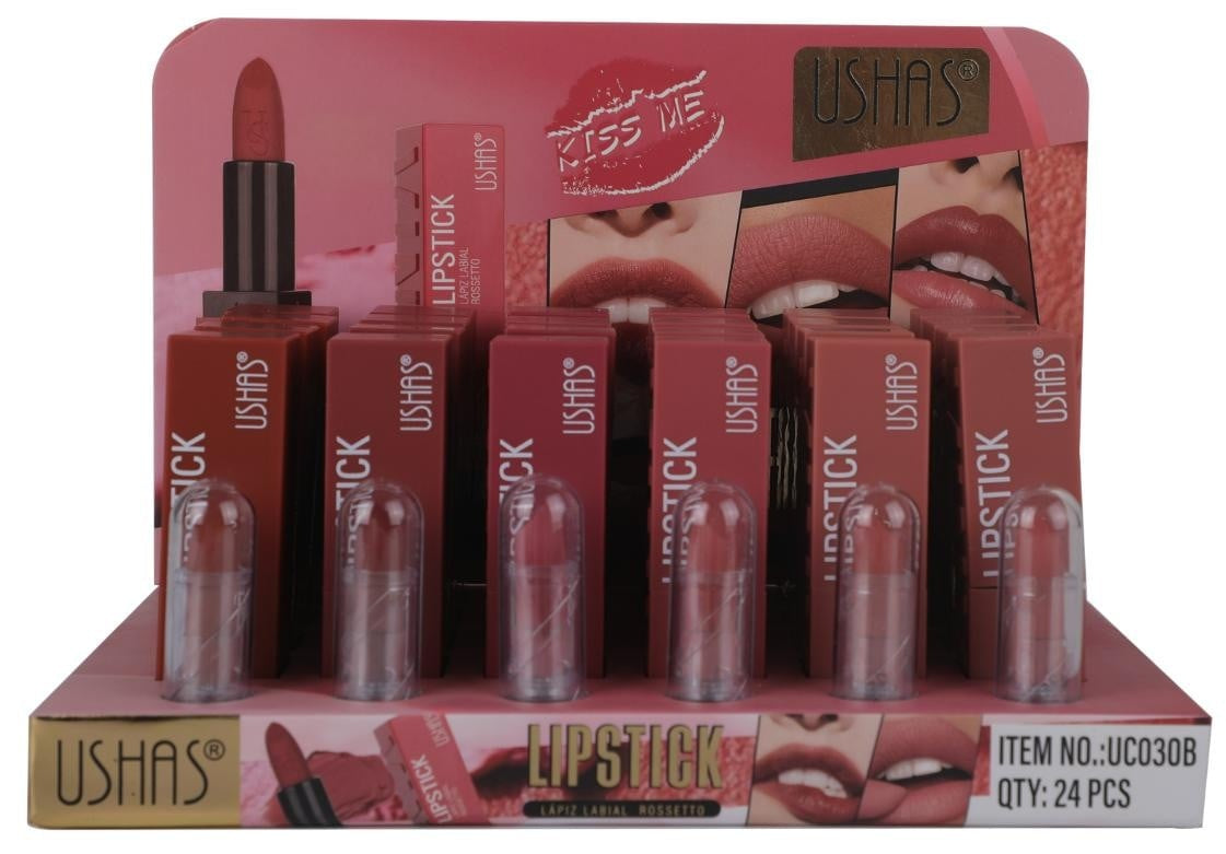 Ruj Matte USHAS Rossetto 3.8g , Culoare Intense si Finisaj Mat de Lunga Durata